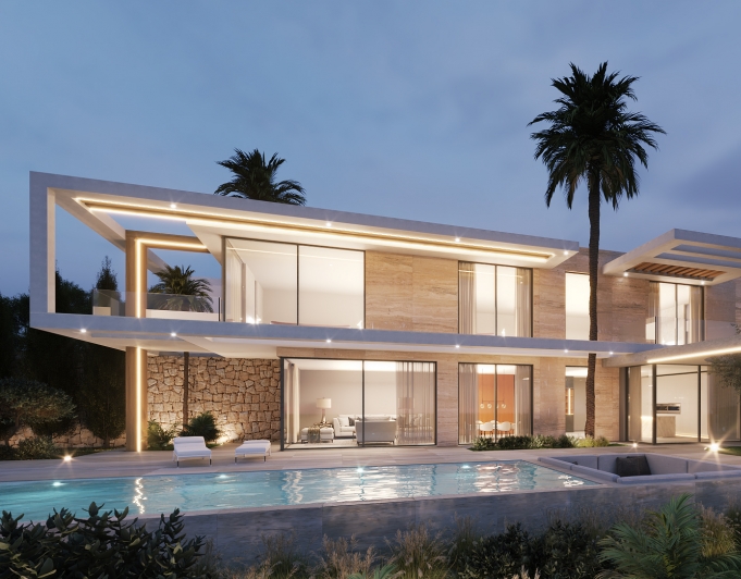 Villa contemporaine de 3 chambres