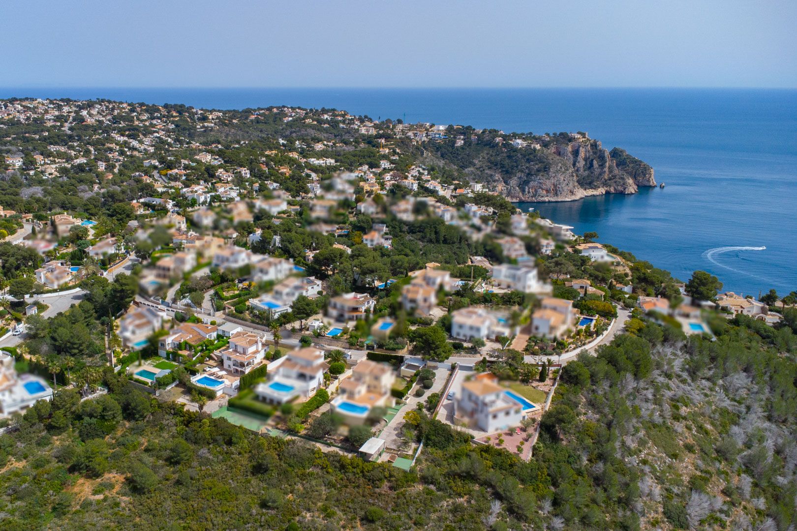 Villa orientée plein sud avec vue sur le coucher de soleil près de Granadella