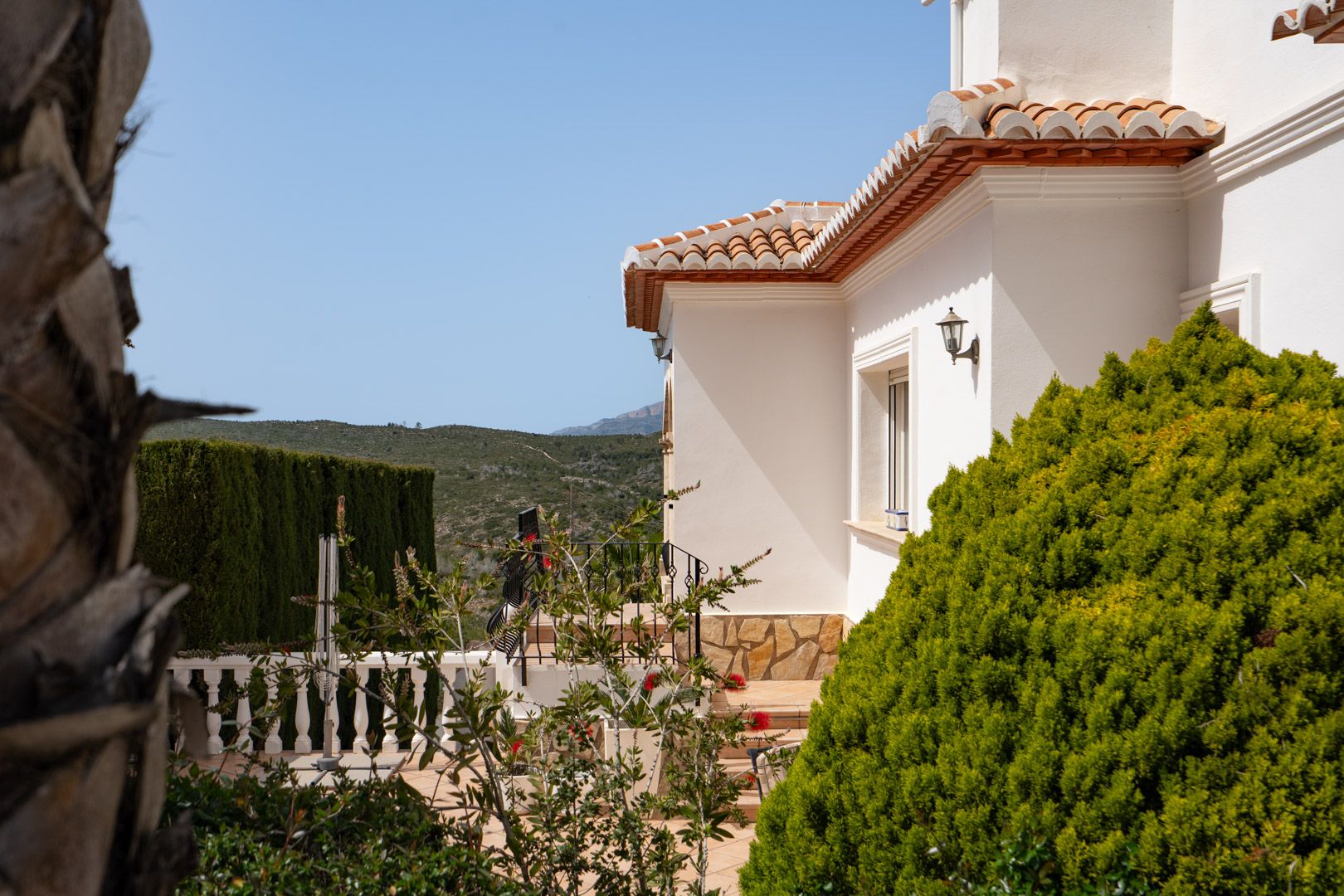 Villa orientée plein sud avec vue sur le coucher de soleil près de Granadella