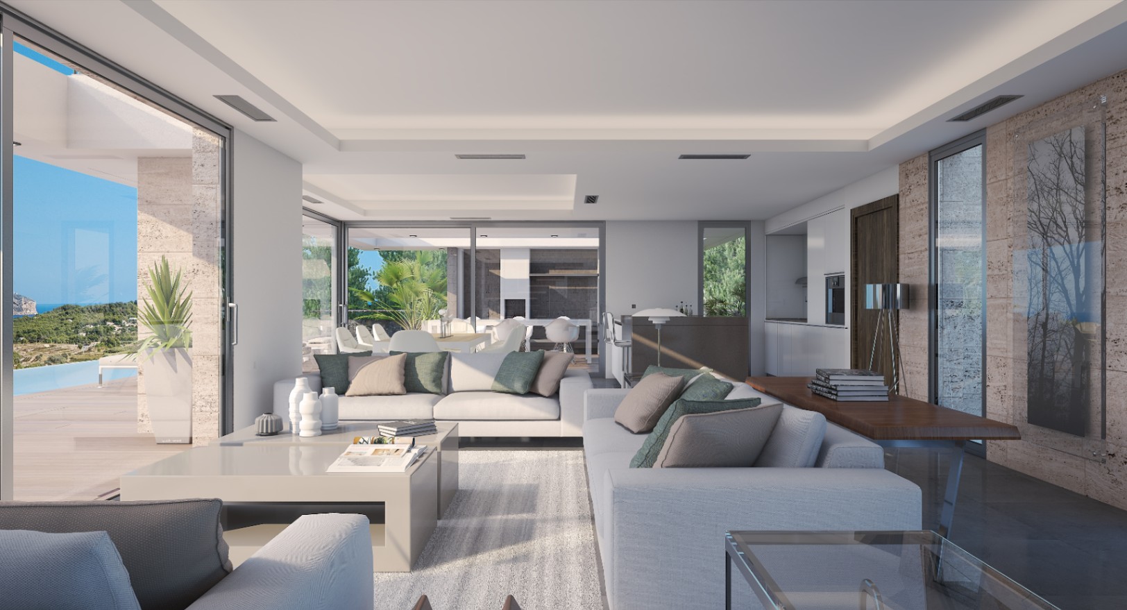 Vie de luxe dans une villa exquise de Jávea avec vue panoramique et caractéristiques haut de gamme