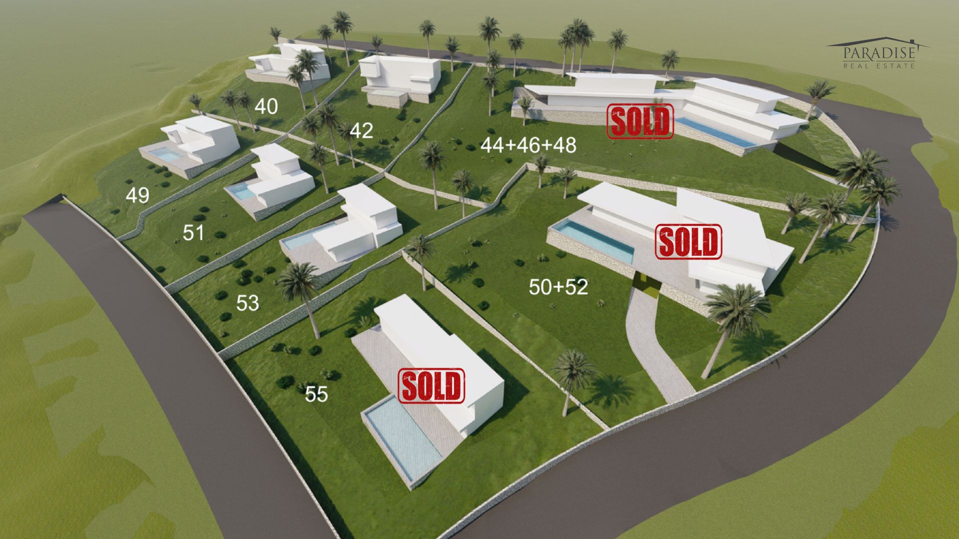 Terrains à bâtir à Monte Olimpo : personnalisez la maison de vos rêves et investissez dans l’immobilier exclusif 0Prix à partir de 525 k€ - 730 €