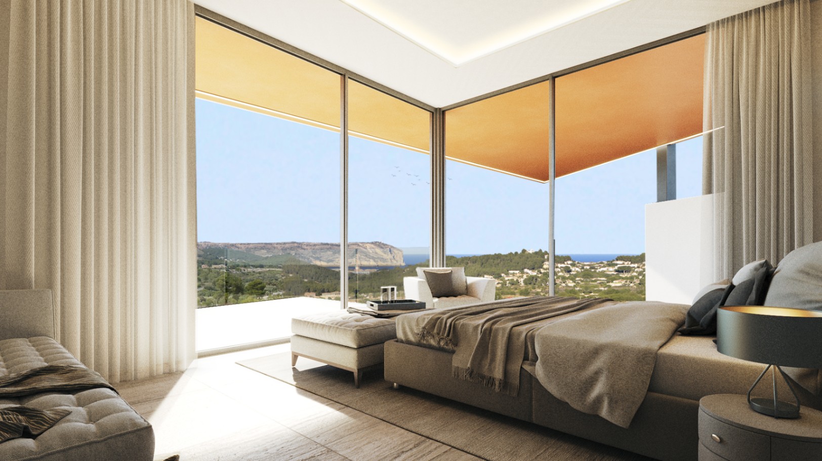 Opulente Villa de 4 chambres avec vue panoramique et piscine à débordement