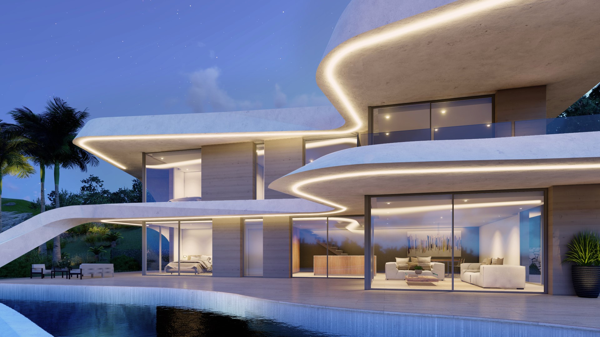 Élégance contemporaine avec vue panoramique : explorez ce joyau architectural unique