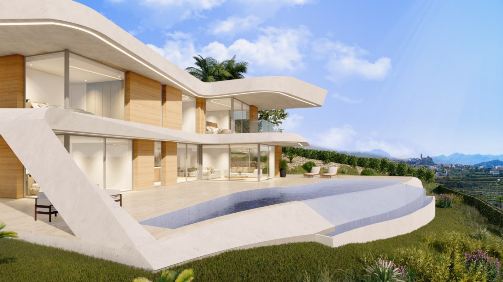 Élégance contemporaine avec vue panoramique : explorez ce joyau architectural unique