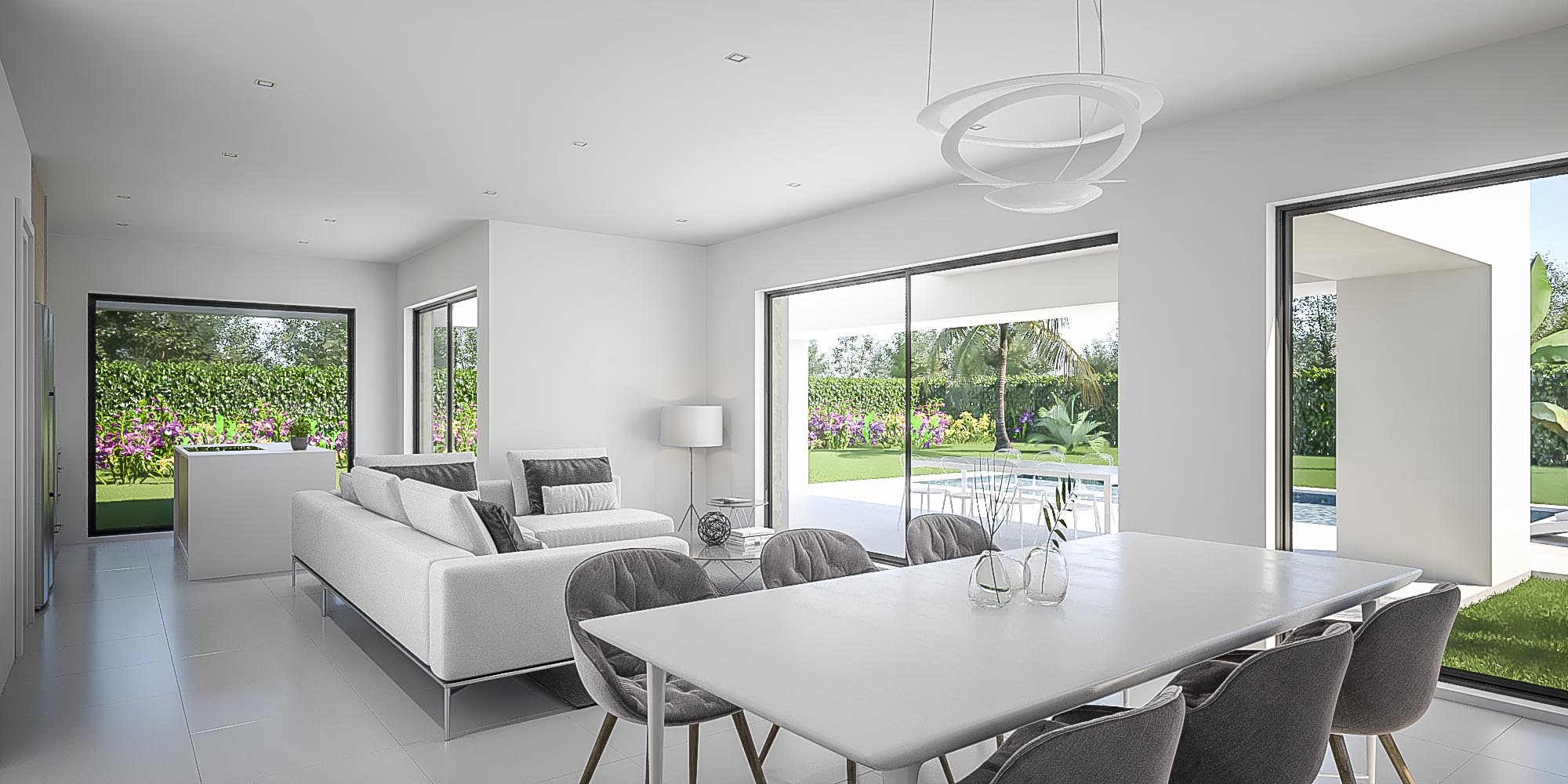 Villa de luxe moderne de 3 chambres