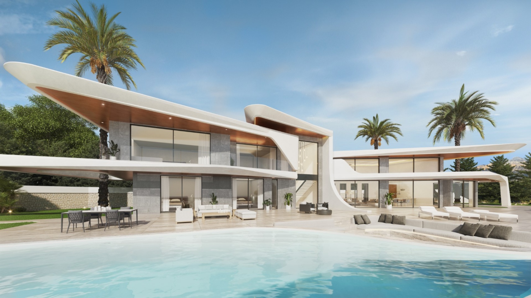 Villa contemporaine de luxe avec vue panoramique à Javea