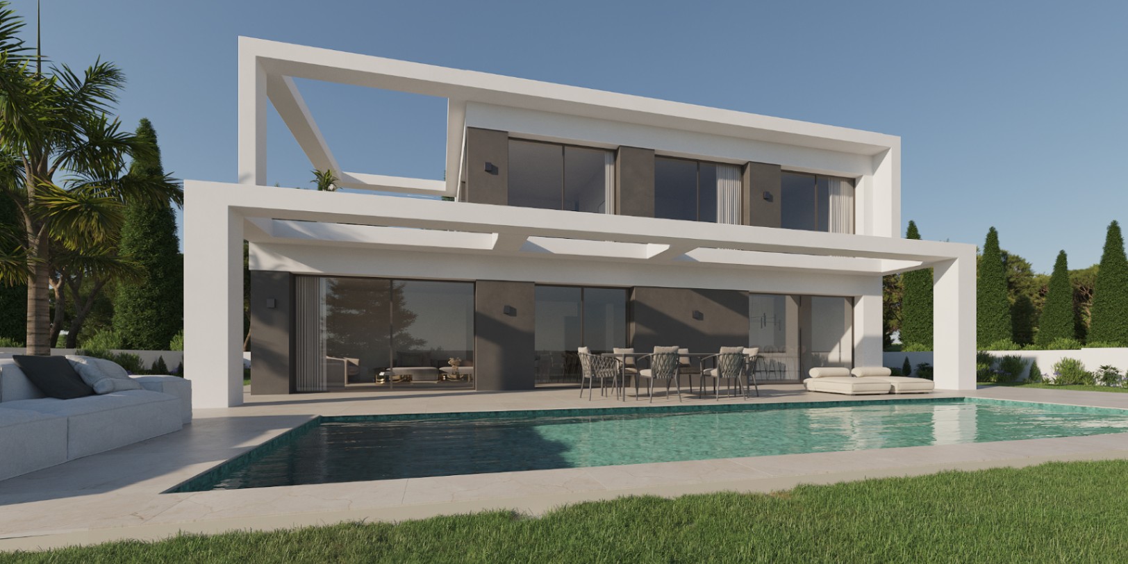 Villa de luxe exquise à Jávea : design moderne près des meilleures écoles internationales