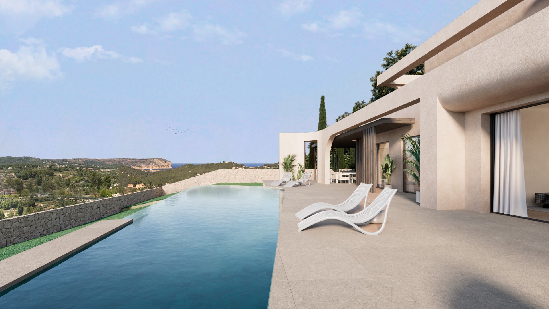 Superbe villa moderne contemporaine de 4 chambres et 4 salles de bains