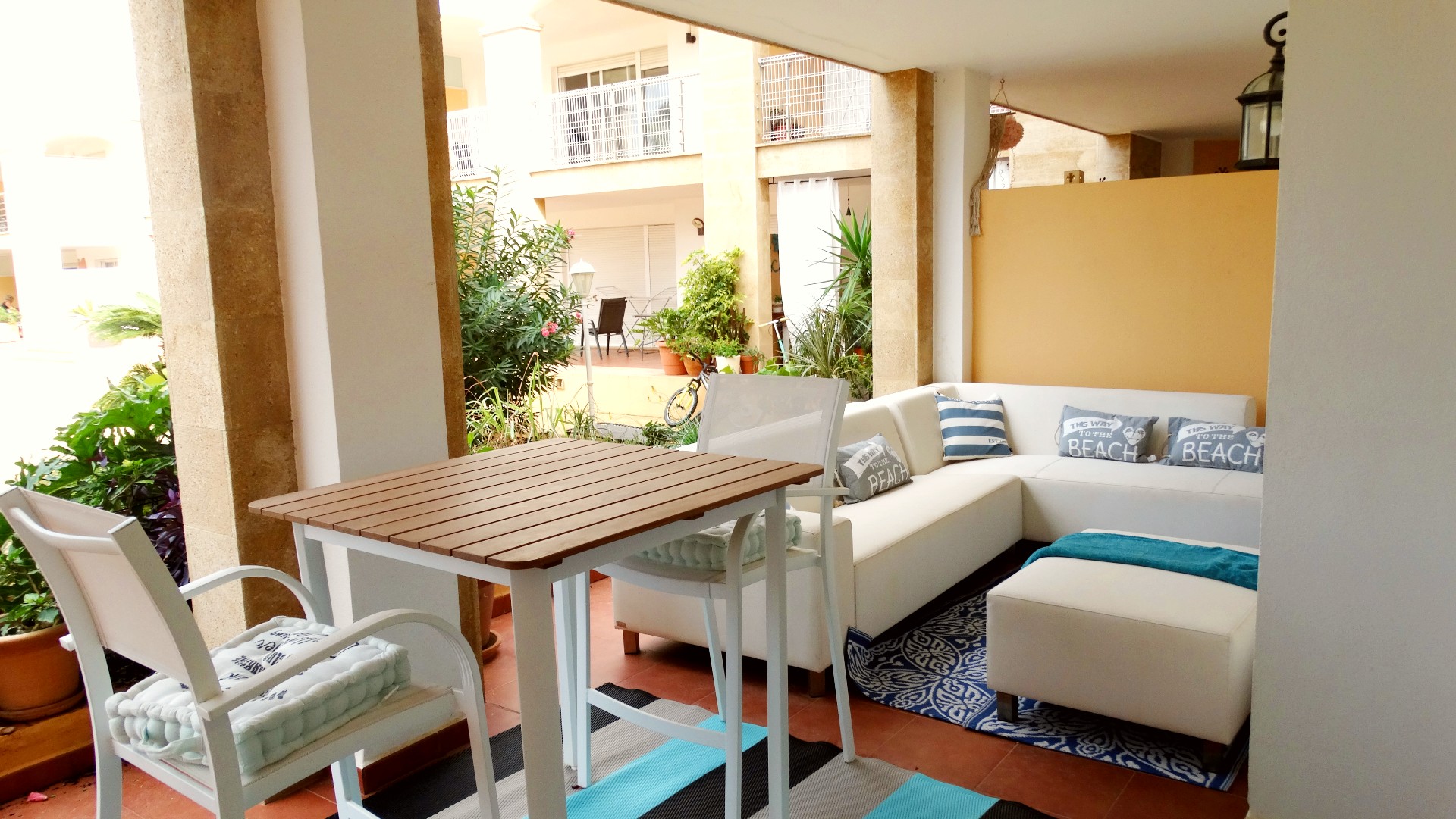 Appartement d'investissement de 3 chambres au rez-de-chaussée, à 5 minutes à pied de la plage de l'Arenal