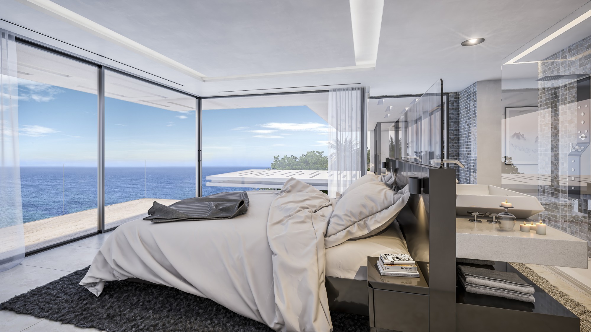 Villa moderne avec vue sur la mer à Javea